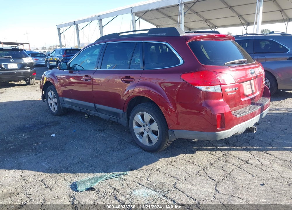 2012 SUBARU OUTBACK 2.5I PREMIUM VIN: 4S4BRBCC3C3269463