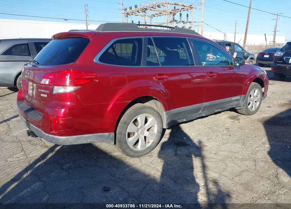 2012 SUBARU OUTBACK 2.5I PREMIUM VIN: 4S4BRBCC3C3269463