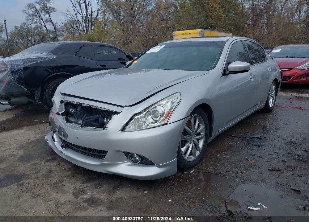 2012 INFINITI G37X VIN: JN1CV6AR5CM677396
