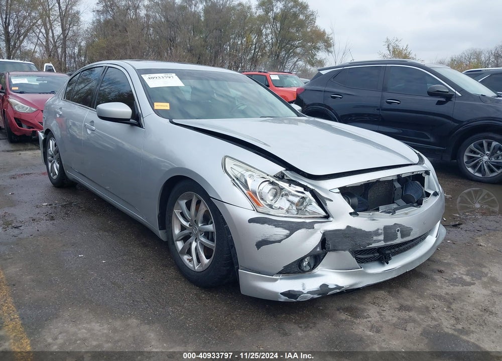 2012 INFINITI G37X VIN: JN1CV6AR5CM677396