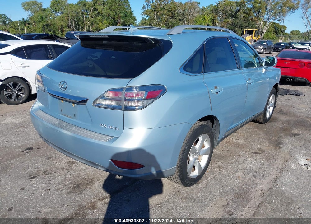 2011 LEXUS RX 350 VIN: 2T2BK1BA0BC097025
