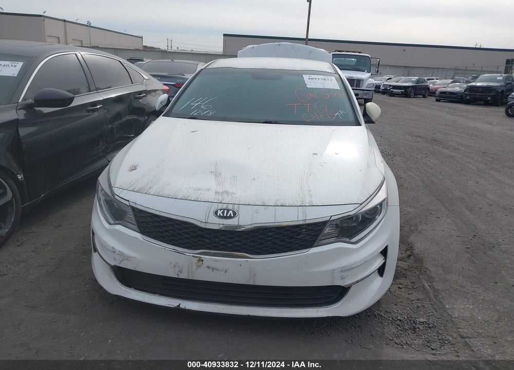 2018 KIA OPTIMA LX VIN: KNAGT4L32J5198195
