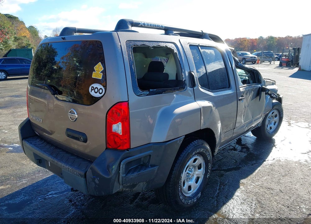 2007 NISSAN XTERRA X VIN: 5N1AN08U17C515784