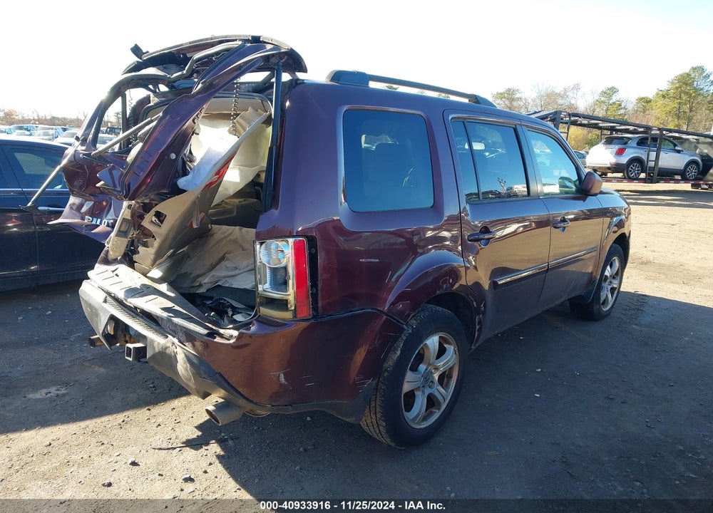 2013 HONDA PILOT EX VIN: 5FNYF4H41DB022483