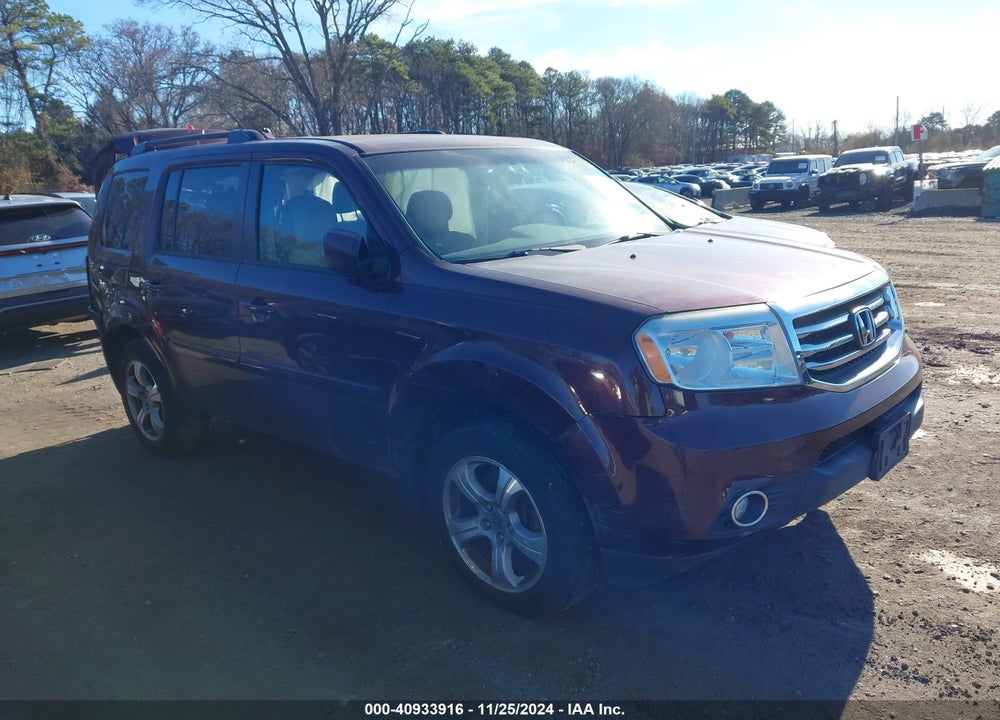 2013 HONDA PILOT EX VIN: 5FNYF4H41DB022483