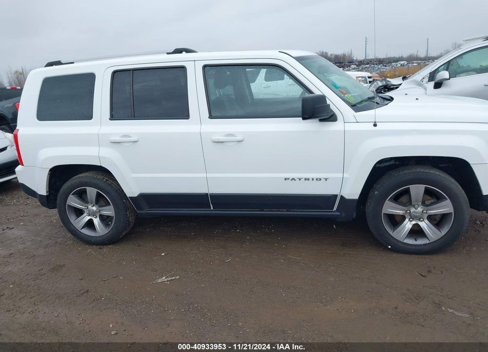 2017 JEEP PATRIOT HIGH ALTITUDE FWD VIN: 1C4NJPFA7HD188239