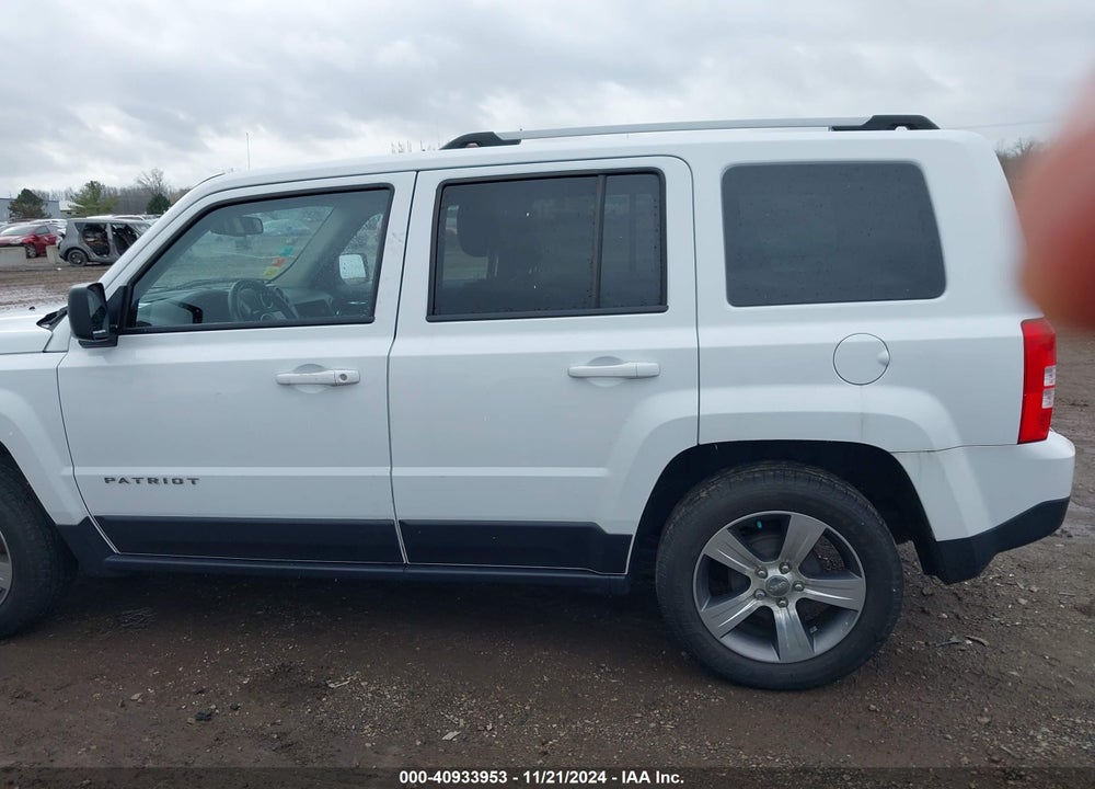 2017 JEEP PATRIOT HIGH ALTITUDE FWD VIN: 1C4NJPFA7HD188239