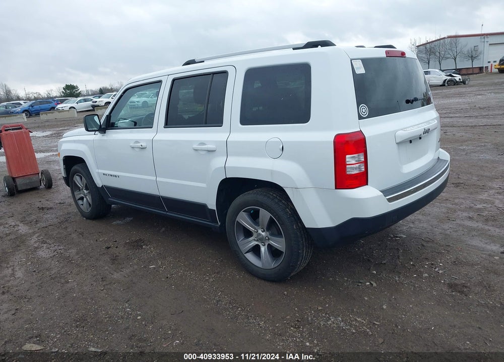 2017 JEEP PATRIOT HIGH ALTITUDE FWD VIN: 1C4NJPFA7HD188239