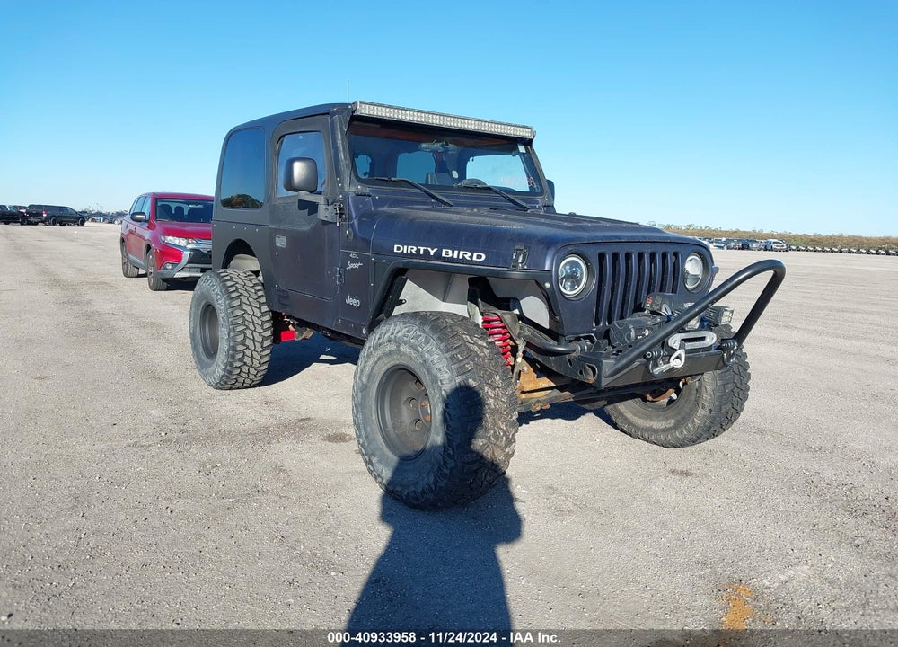 1999 ANGLER JEEP WR SPORT VIN: 1J4FY19S0XP453298
