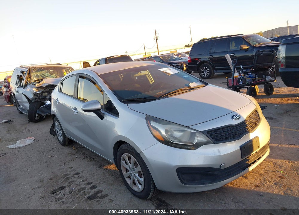 2013 KIA RIO LX VIN: KNADM4A32D6158779