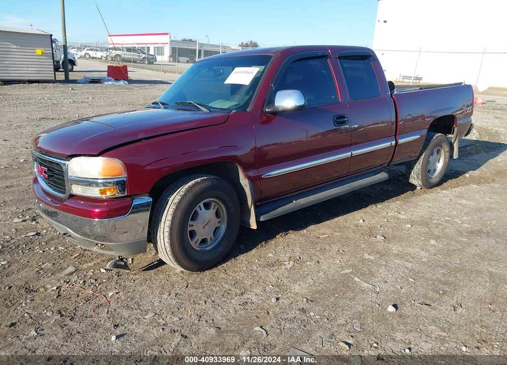 2002 GMC SIERRA 1500 SLE VIN: 2GTEK19T921319195