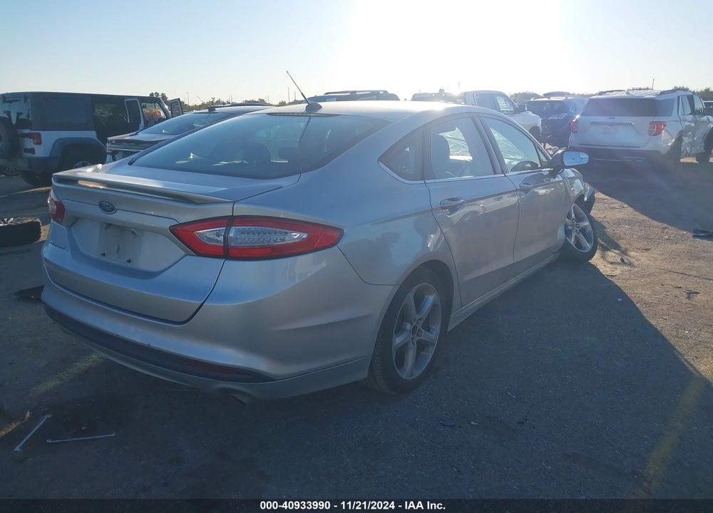 2016 FORD FUSION S VIN: 3FA6P0G77GR340450