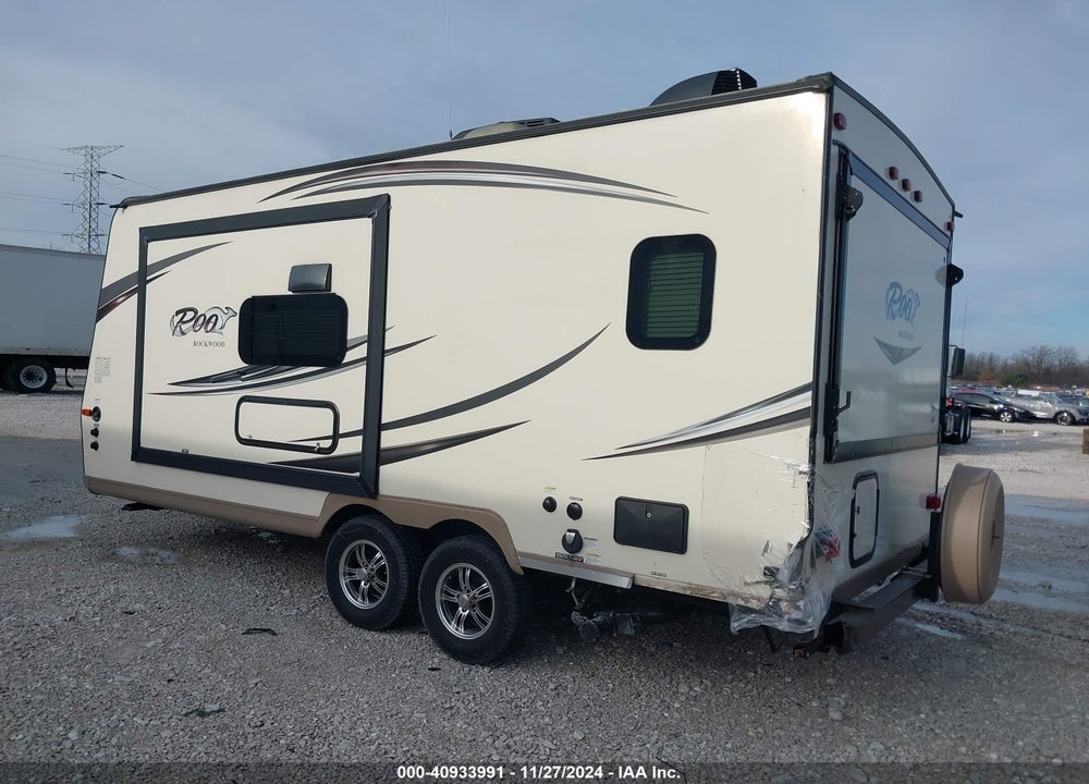 2015 ROCKWOOD ROO TRAVEL TRAILER VIN: 4X4TRLW28FZ137070
