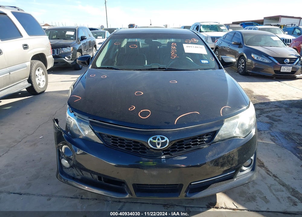 2012 TOYOTA CAMRY SE VIN: 4T1BF1FKXCU150518