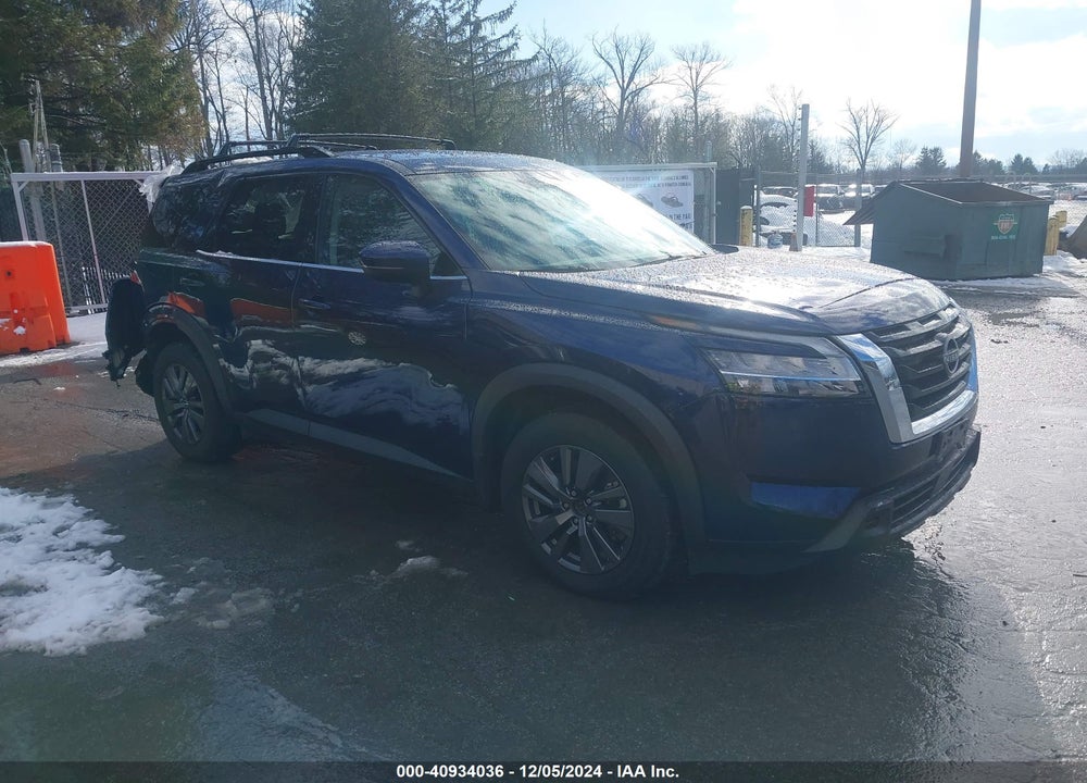 2022 NISSAN PATHFINDER SV 4WD VIN: 5N1DR3BC5NC225502