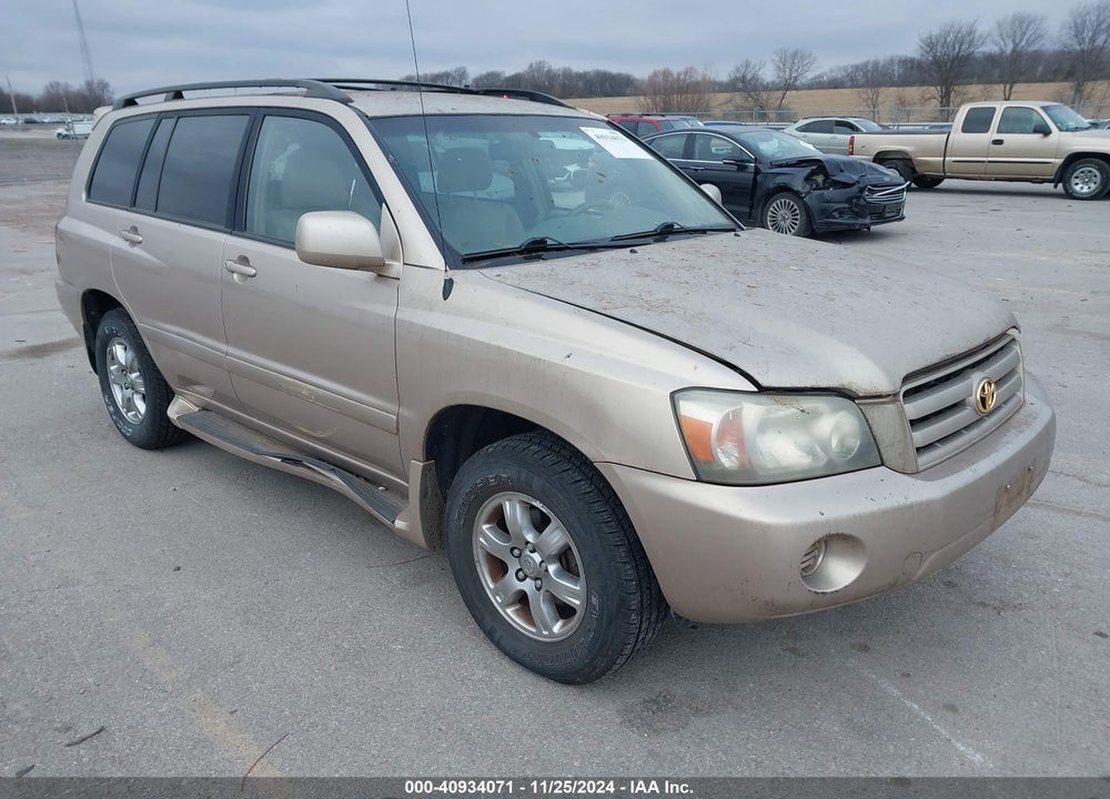 2004 TOYOTA HIGHLANDER V6 VIN: JTEEP21A840002827
