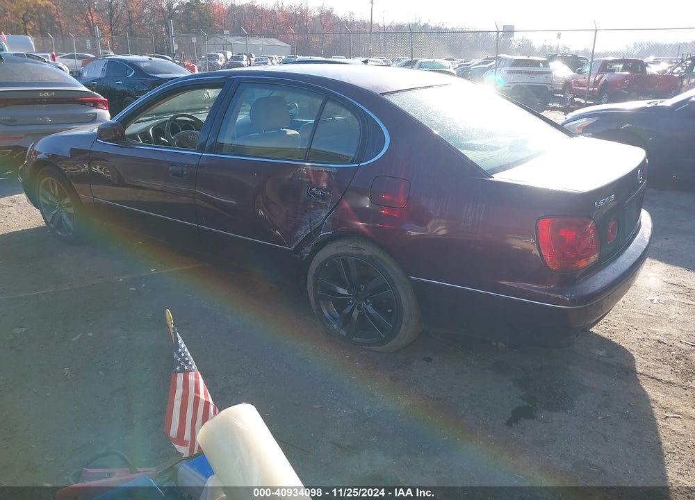 2001 LEXUS GS 300 VIN: JT8BD69S910139905
