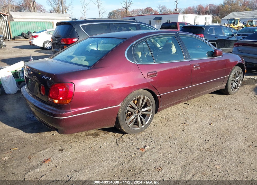 2001 LEXUS GS 300 VIN: JT8BD69S910139905