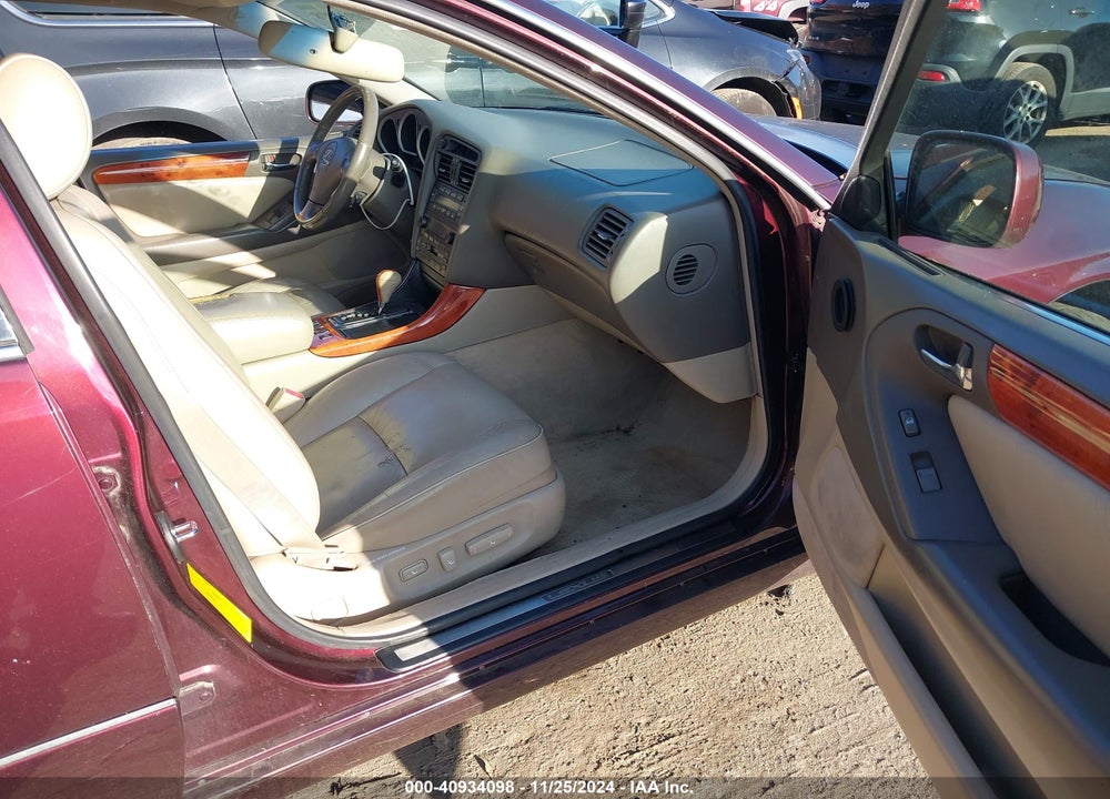 2001 LEXUS GS 300 VIN: JT8BD69S910139905