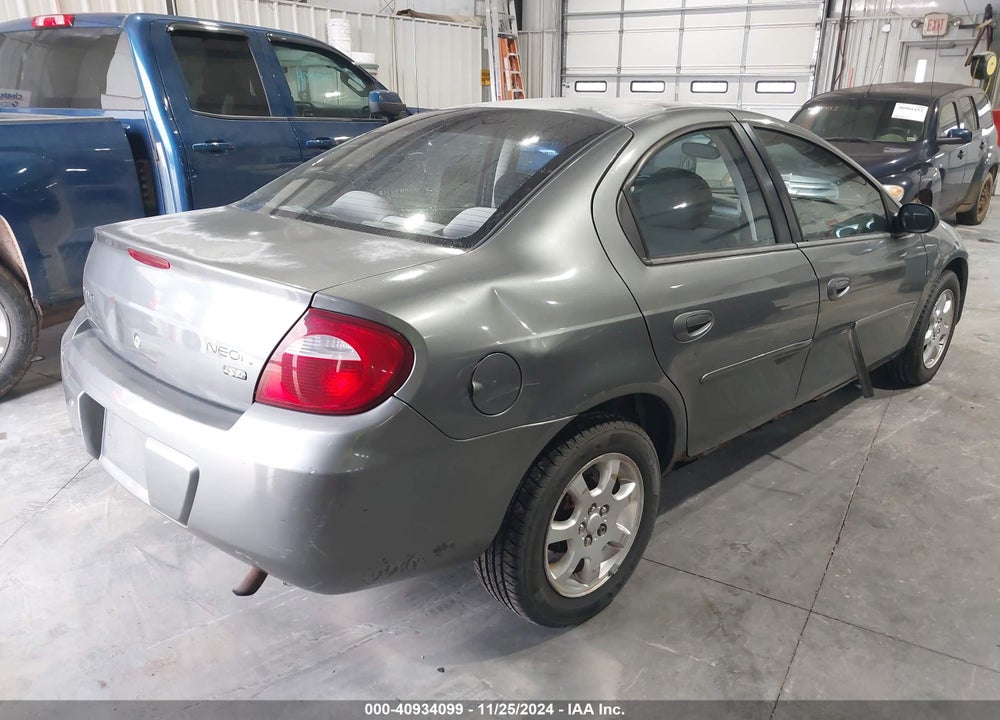 2005 DODGE NEON SXT VIN: 1B3ES56C15D172022