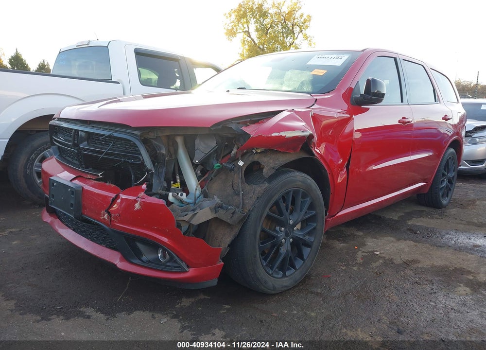 2016 DODGE DURANGO LIMITED VIN: 1C4RDHDG1GC502509