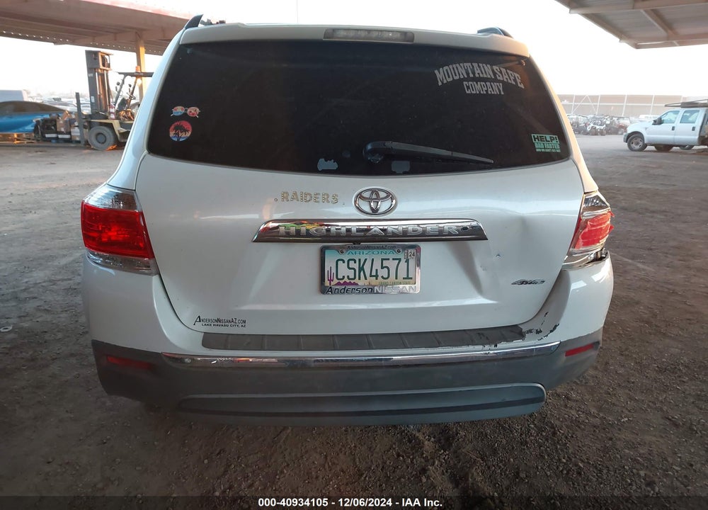 2011 TOYOTA HIGHLANDER VIN: 5TDDK3EH4BS064313