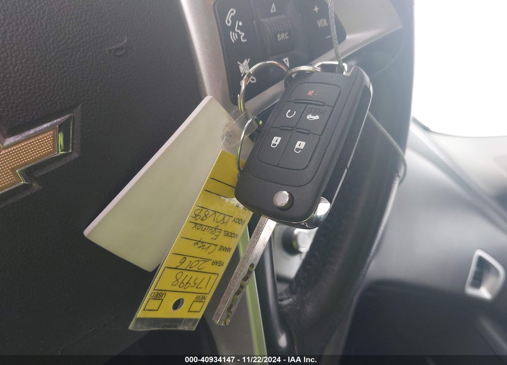 2016 CHEVROLET EQUINOX LTZ VIN: 2GNALDEK5G1174486