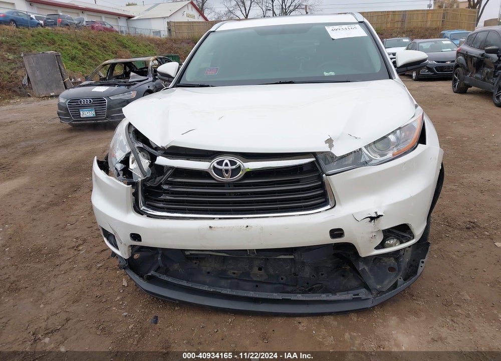 2016 TOYOTA HIGHLANDER XLE V6 VIN: 5TDJKRFH7GS226060