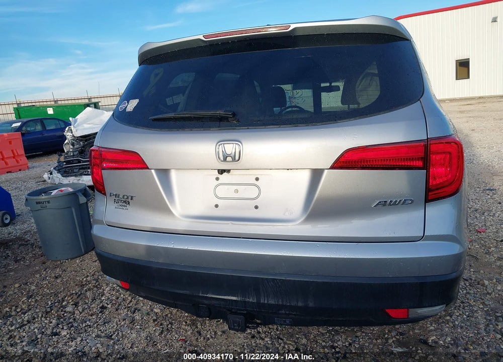2018 HONDA PILOT EX-L VIN: 5FNYF6H55JB013351