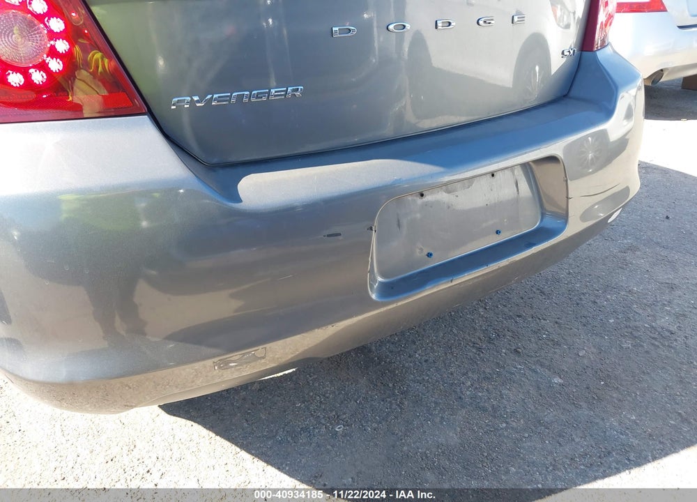 2012 DODGE AVENGER SXT VIN: 1C3CDZCB6CN179658