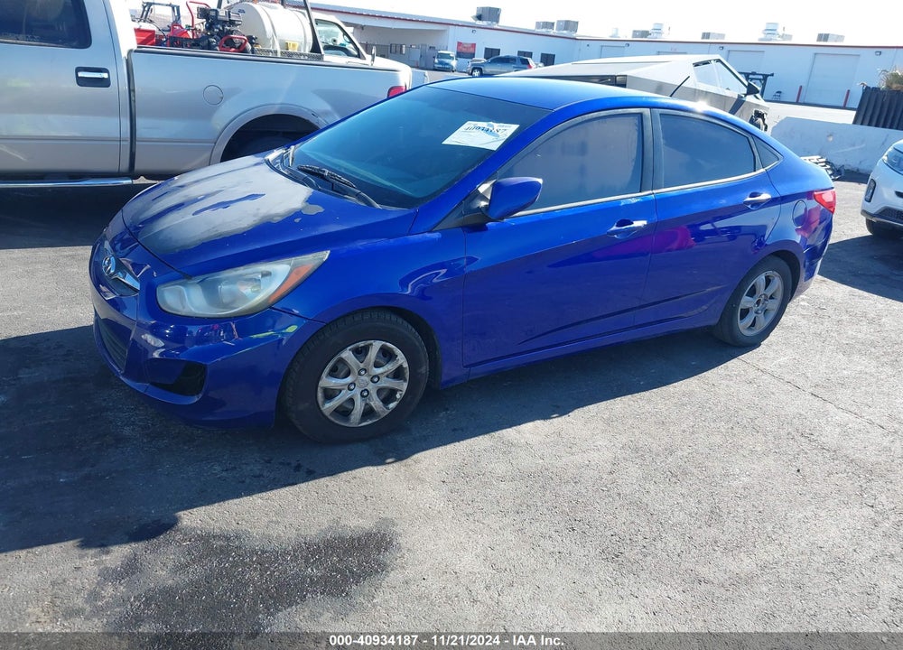 2014 HYUNDAI ACCENT GLS VIN: KMHCT4AE3EU692563