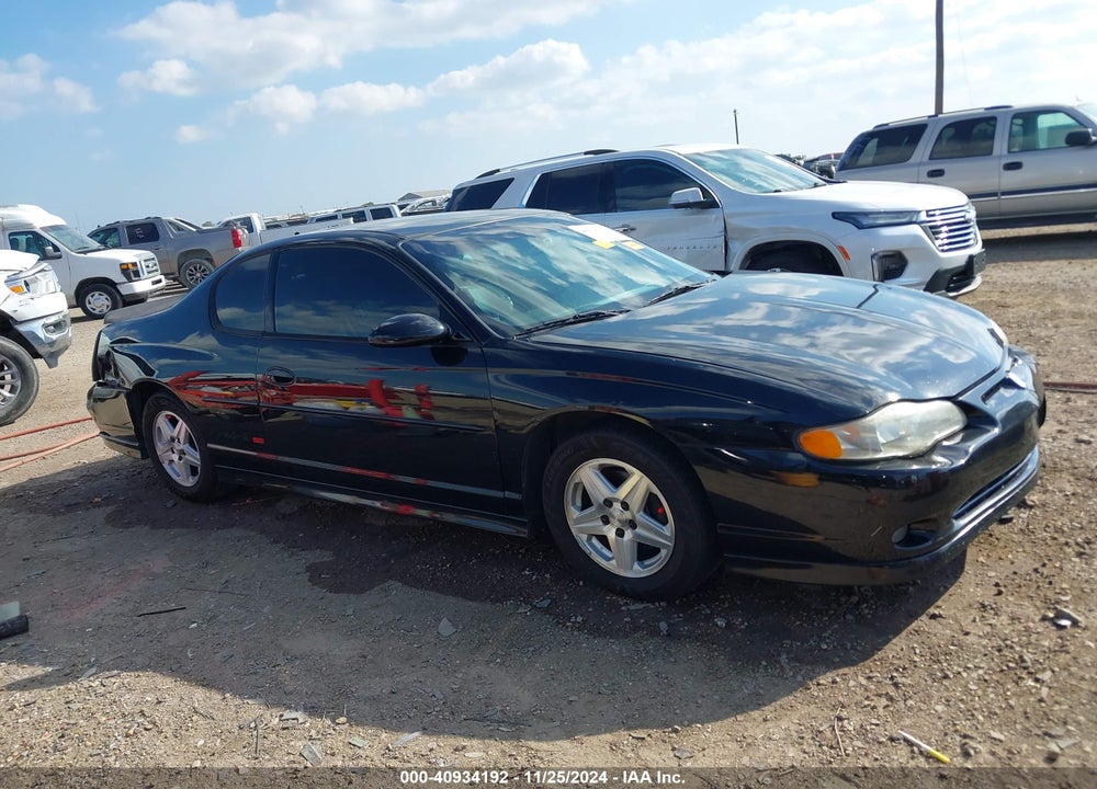 2001 CHEVROLET MONTE CARLO SS VIN: 2G1WX15K019257858