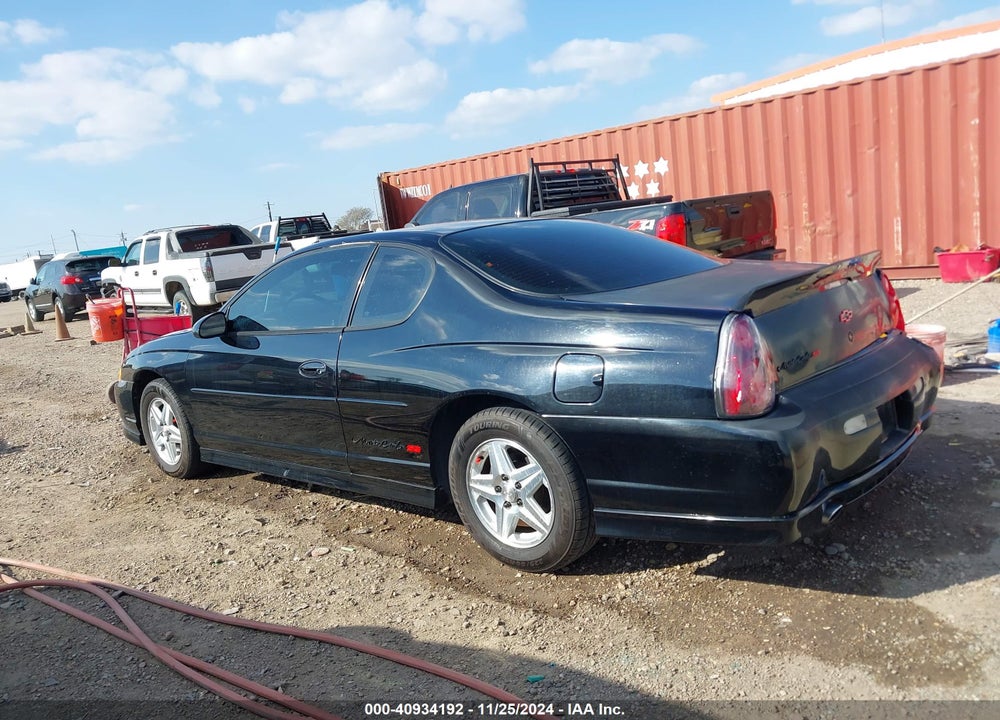 2001 CHEVROLET MONTE CARLO SS VIN: 2G1WX15K019257858