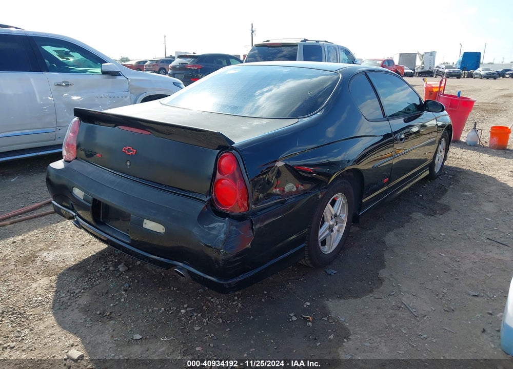 2001 CHEVROLET MONTE CARLO SS VIN: 2G1WX15K019257858
