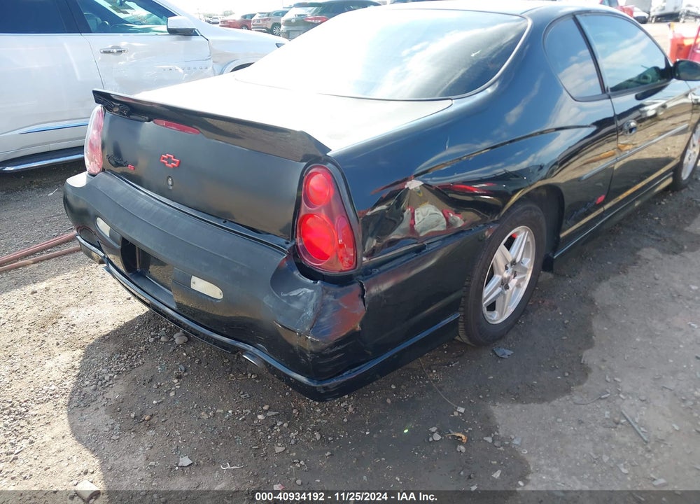 2001 CHEVROLET MONTE CARLO SS VIN: 2G1WX15K019257858