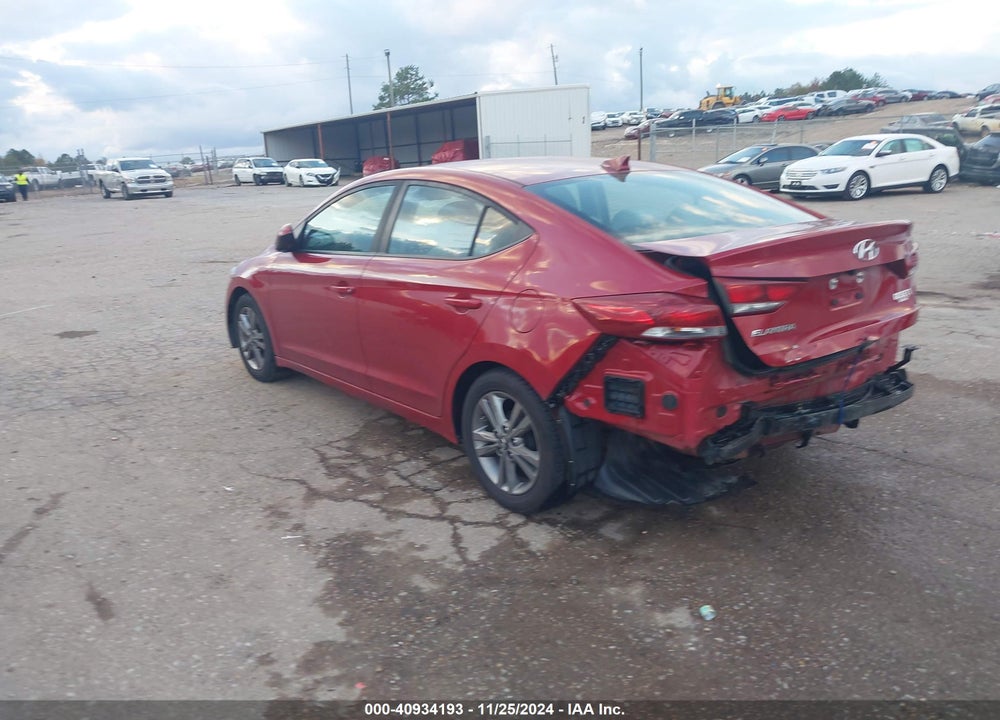 2017 HYUNDAI ELANTRA SE VIN: KMHD84LF9HU172304