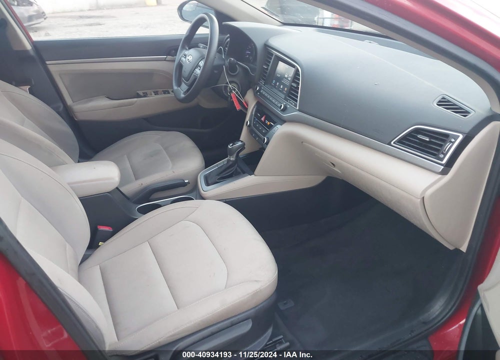 2017 HYUNDAI ELANTRA SE VIN: KMHD84LF9HU172304