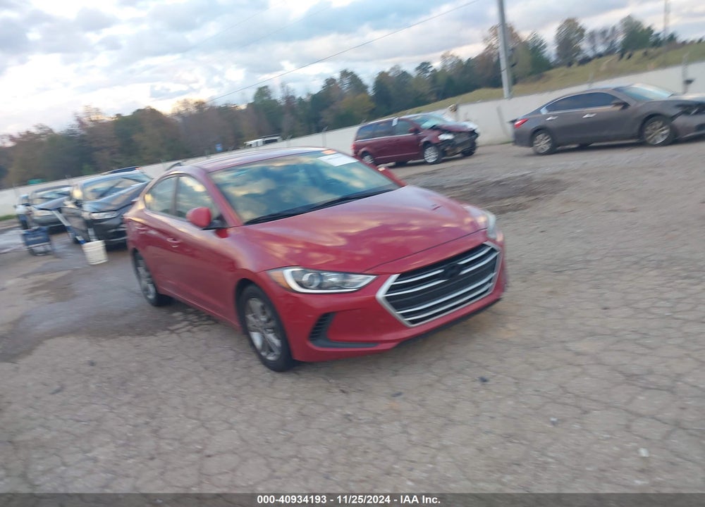 2017 HYUNDAI ELANTRA SE VIN: KMHD84LF9HU172304