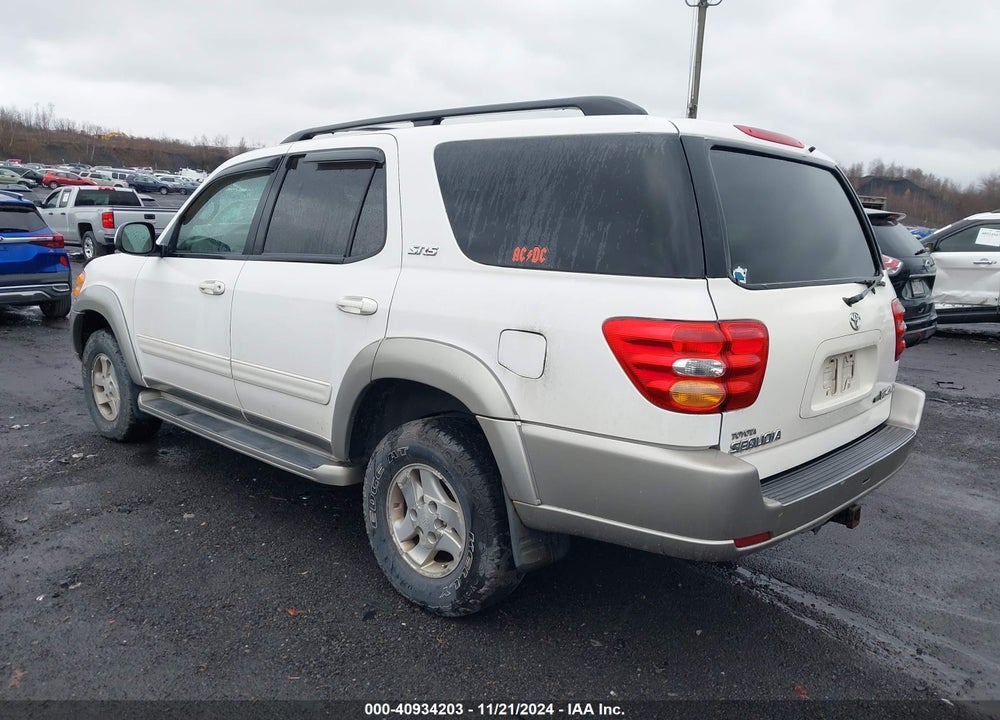 2003 TOYOTA SEQUOIA SR5 V8 VIN: 5TDBT44AX3S144070