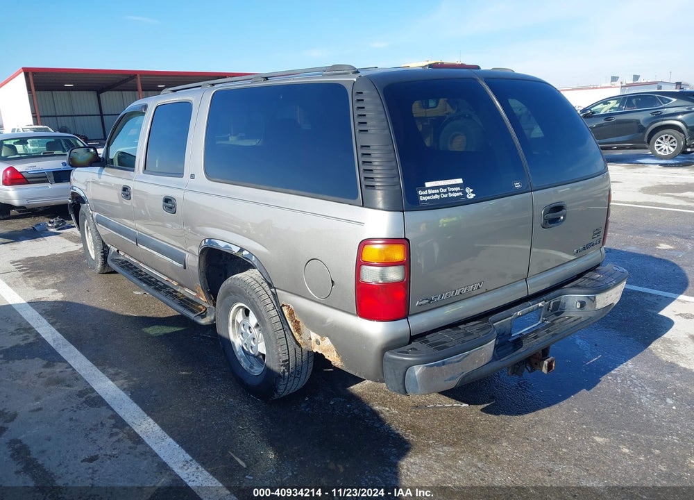2002 CHEVROLET SUBURBAN 1500 LS VIN: 1GNEC16Z12J145061