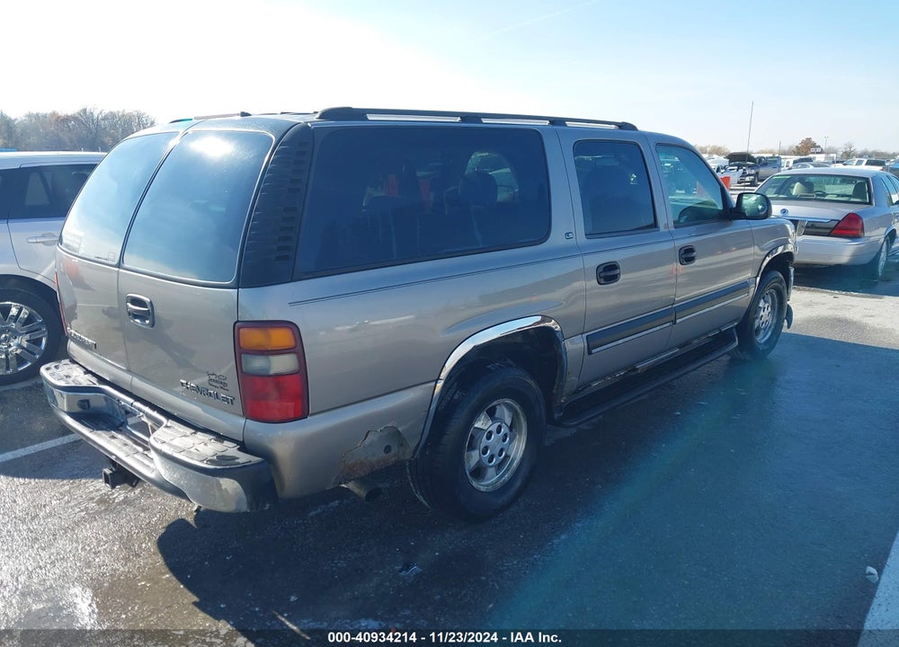 2002 CHEVROLET SUBURBAN 1500 LS VIN: 1GNEC16Z12J145061