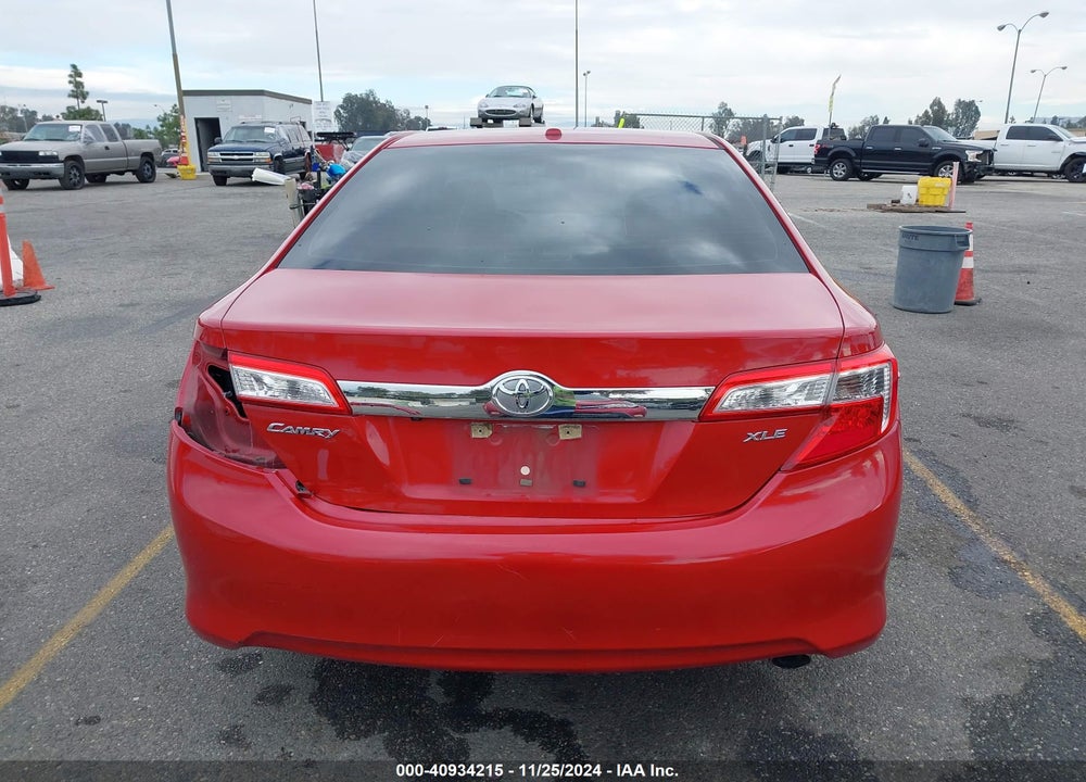 2012 TOYOTA CAMRY XLE VIN: 4T4BF1FK2CR220986