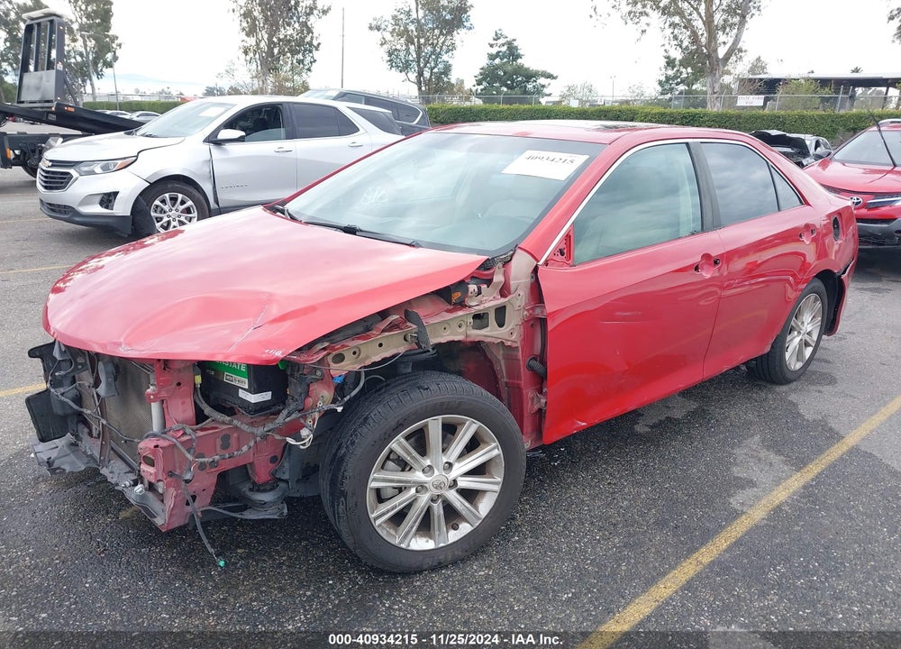 2012 TOYOTA CAMRY XLE VIN: 4T4BF1FK2CR220986