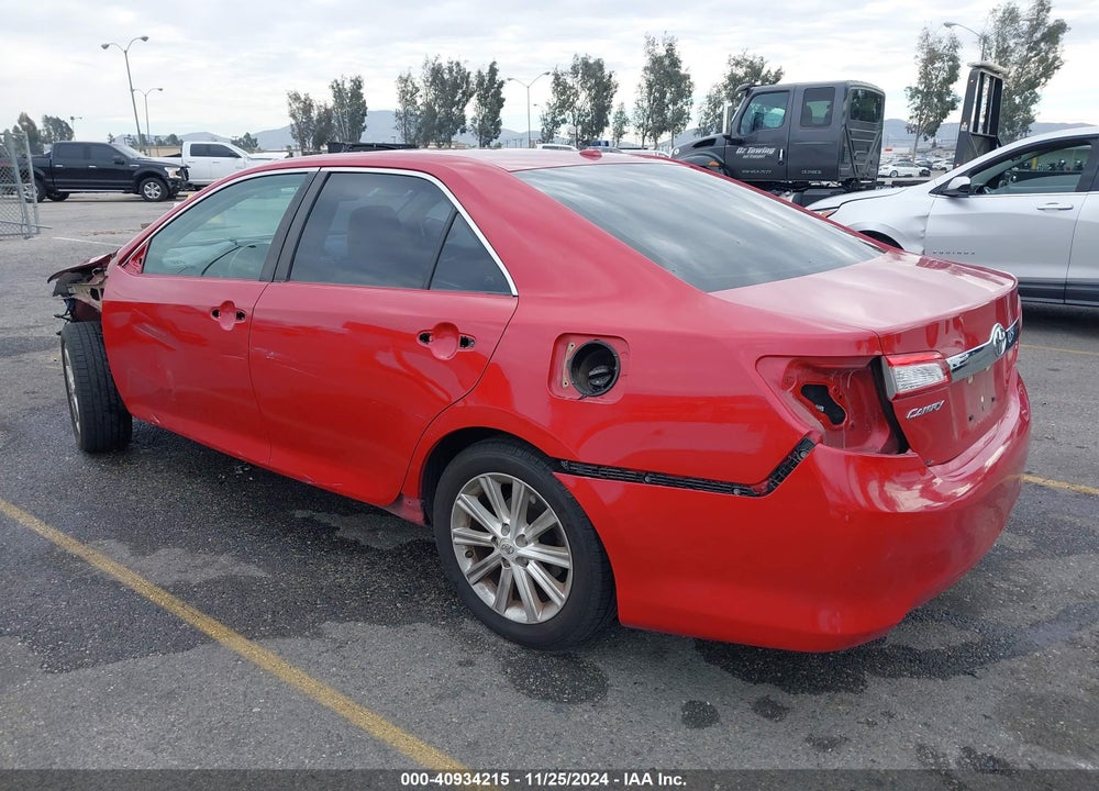 2012 TOYOTA CAMRY XLE VIN: 4T4BF1FK2CR220986