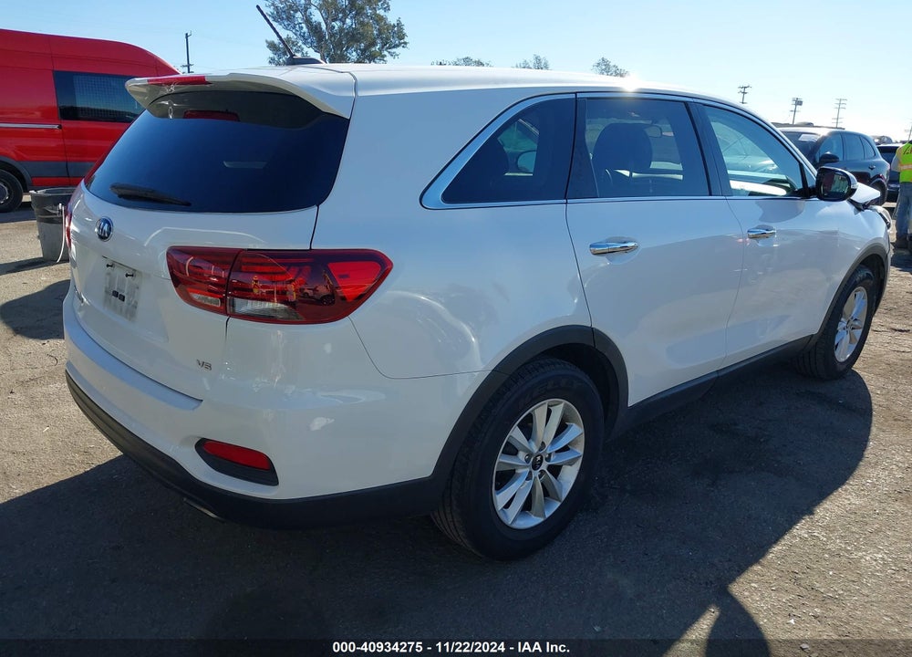 2019 KIA SORENTO 3.3L LX VIN: 5XYPG4A53KG494413