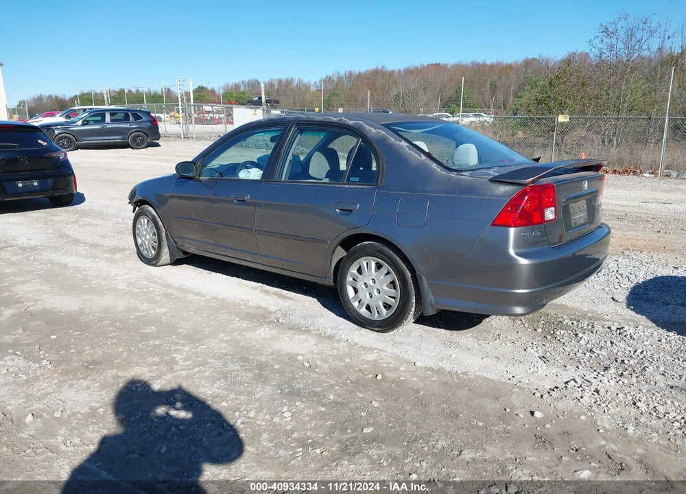 2005 HONDA CIVIC LX VIN: 2HGES16545H587235