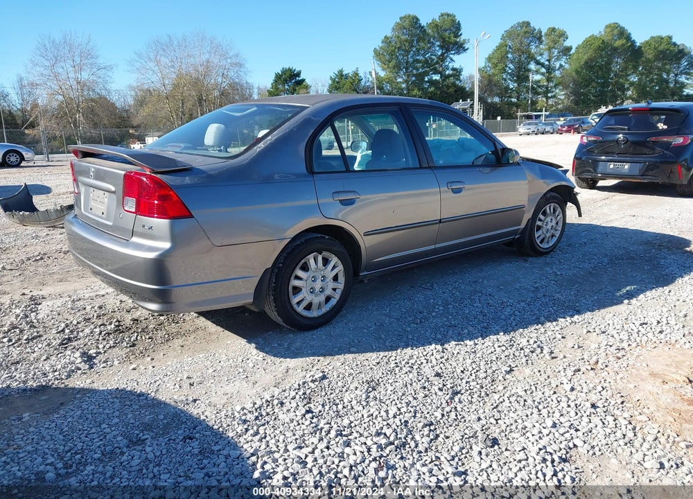 2005 HONDA CIVIC LX VIN: 2HGES16545H587235