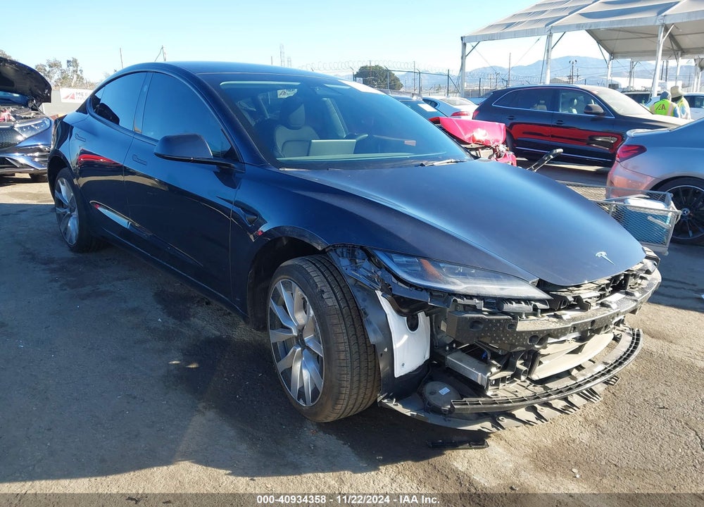 2025 TESLA MODEL 3 LONG RANGE REAR-WHEEL DRIVE VIN: 5YJ3E1EA5SF873673