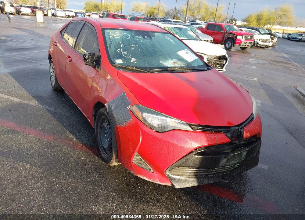 2018 TOYOTA COROLLA LE VIN: 5YFBURHE2JP791740