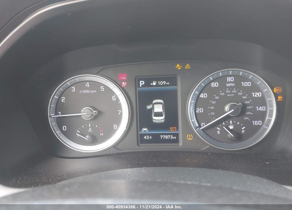 2019 HYUNDAI SONATA SEL VIN: 5NPE34AF3KH804337